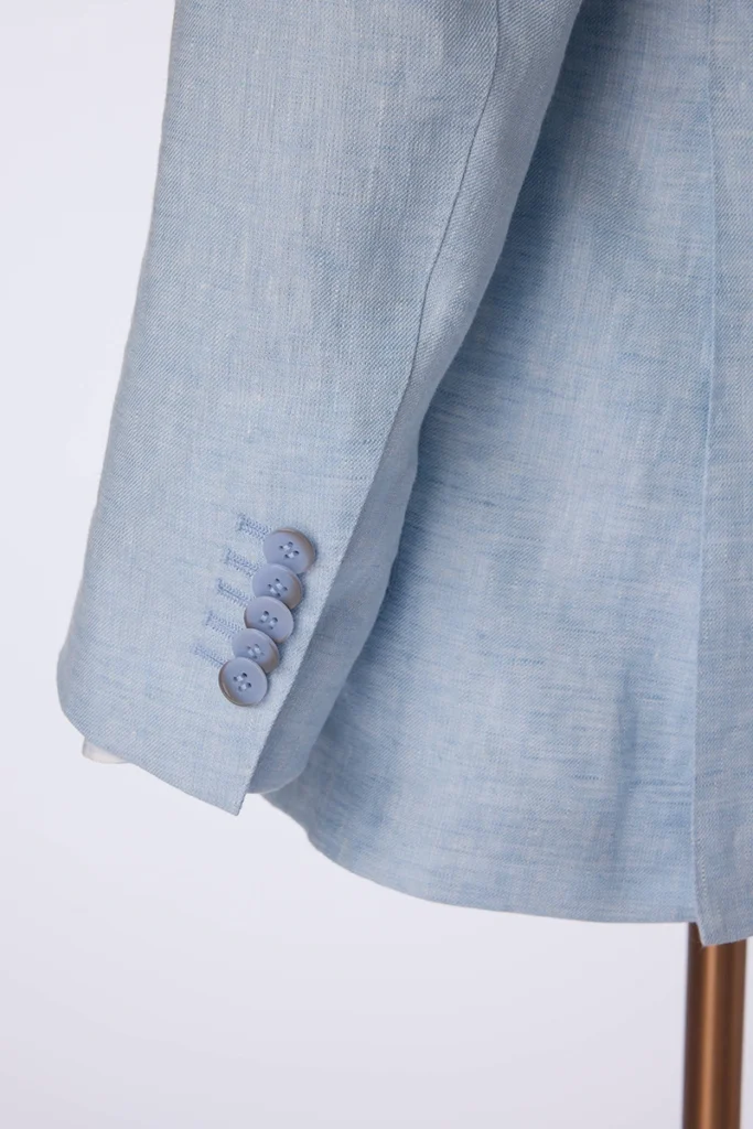 Light Blue Linen Jacket