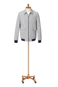 Wool Blend Bubble Gauze Jacket