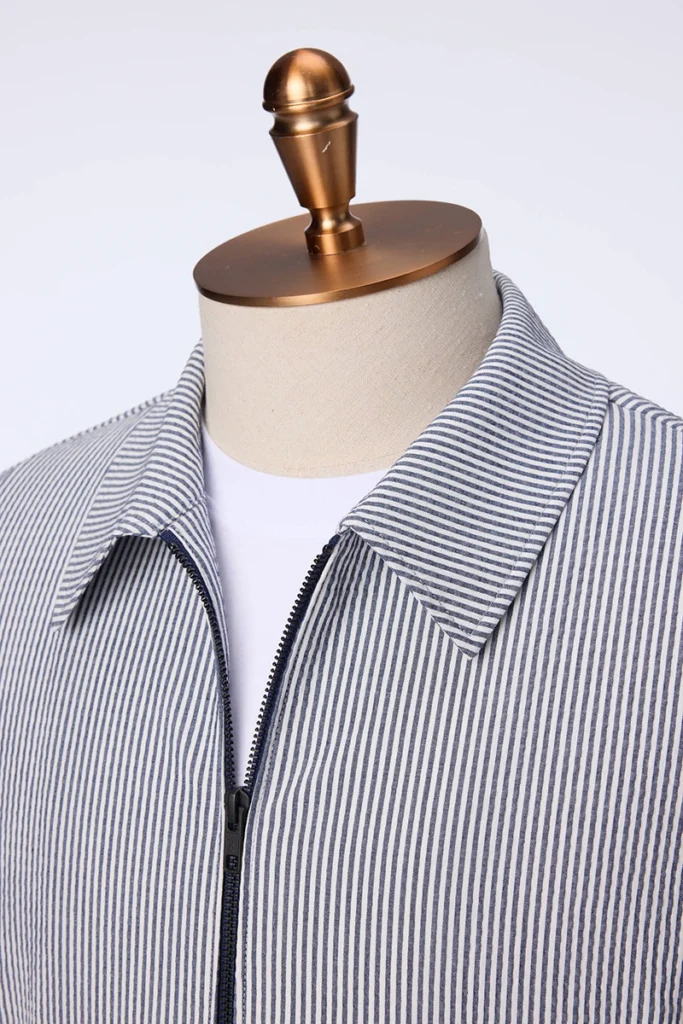 Wool Blend Bubble Gauze Jacket