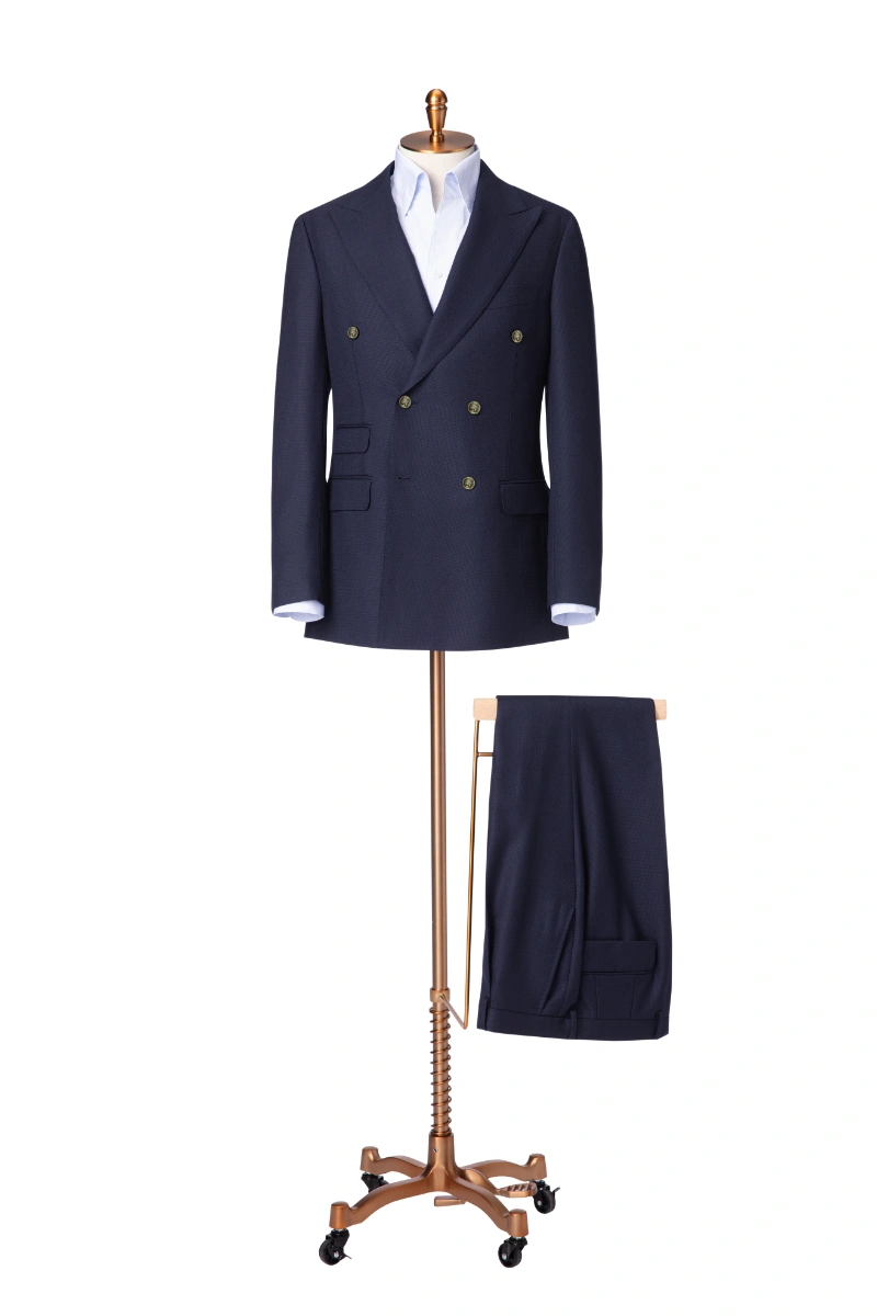 Navy Double Breasted Suit