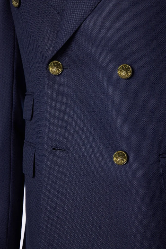 Navy Double Breasted Suit