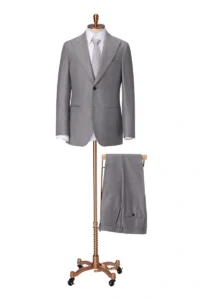 Classic Grey Single Breasted Suit