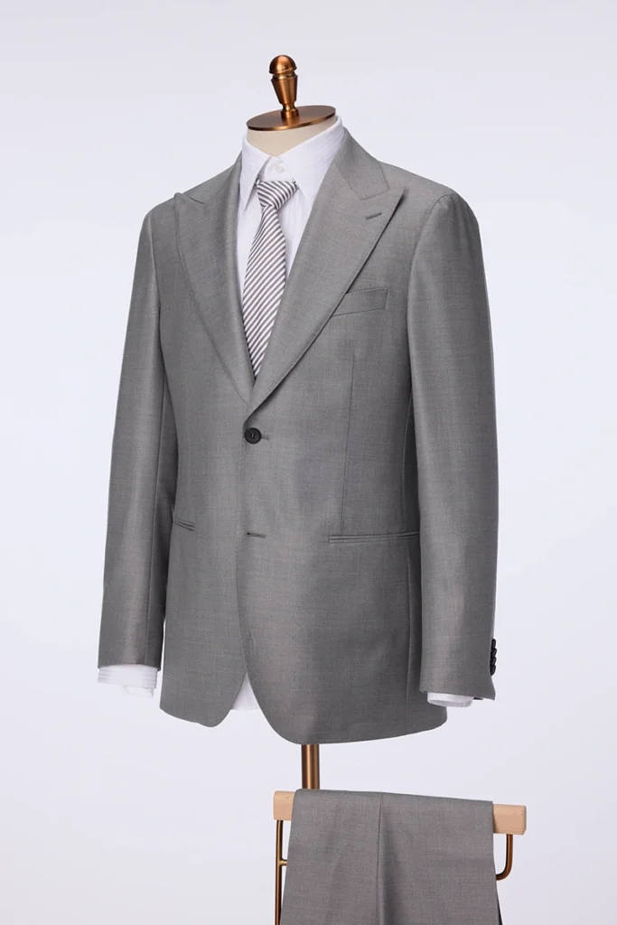 Classic Grey Single Breasted Suit