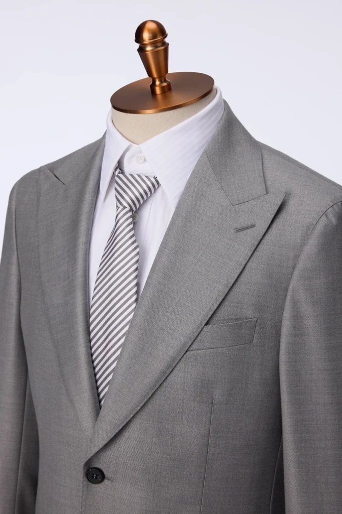 Classic Grey Single Breasted Suit