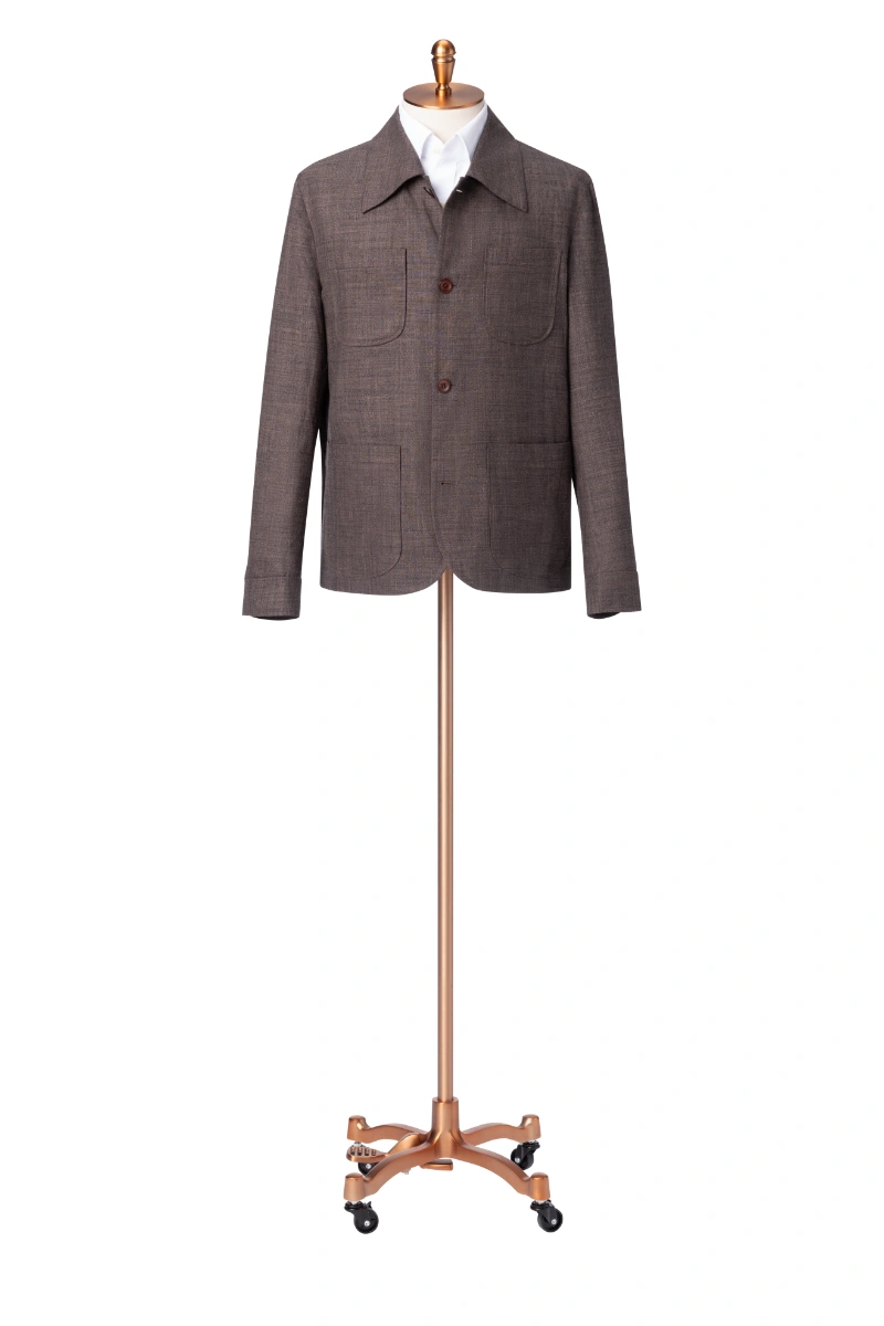 Brown Four-Pocket Jacket