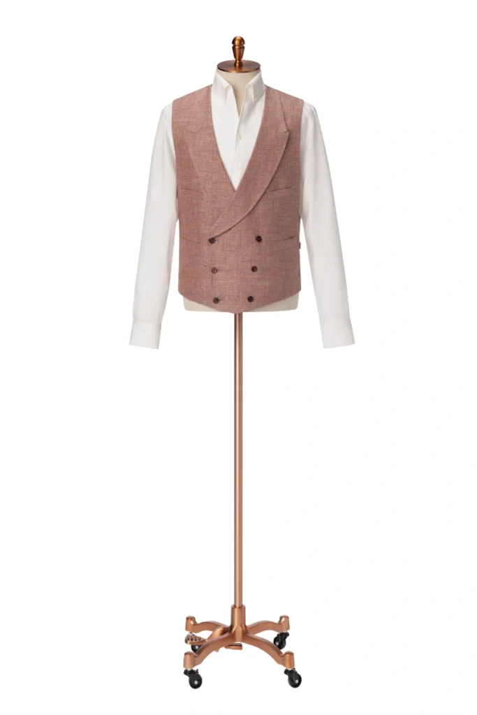 Linen Double-Breasted Waistcoat