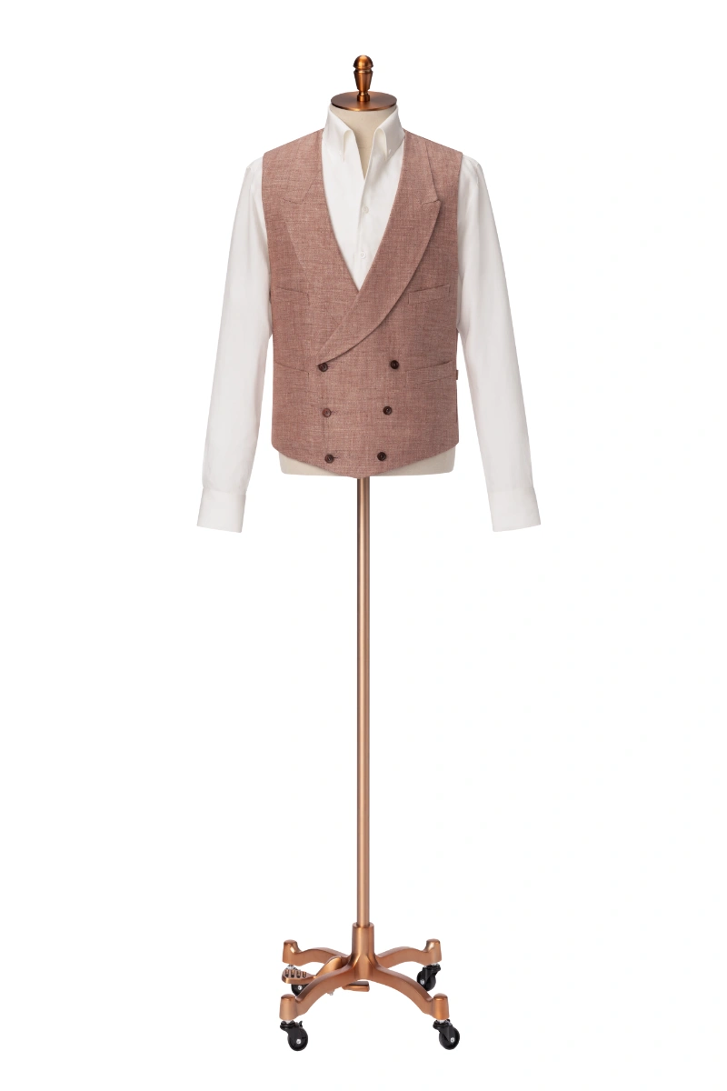 Linen Double-Breasted Waistcoat