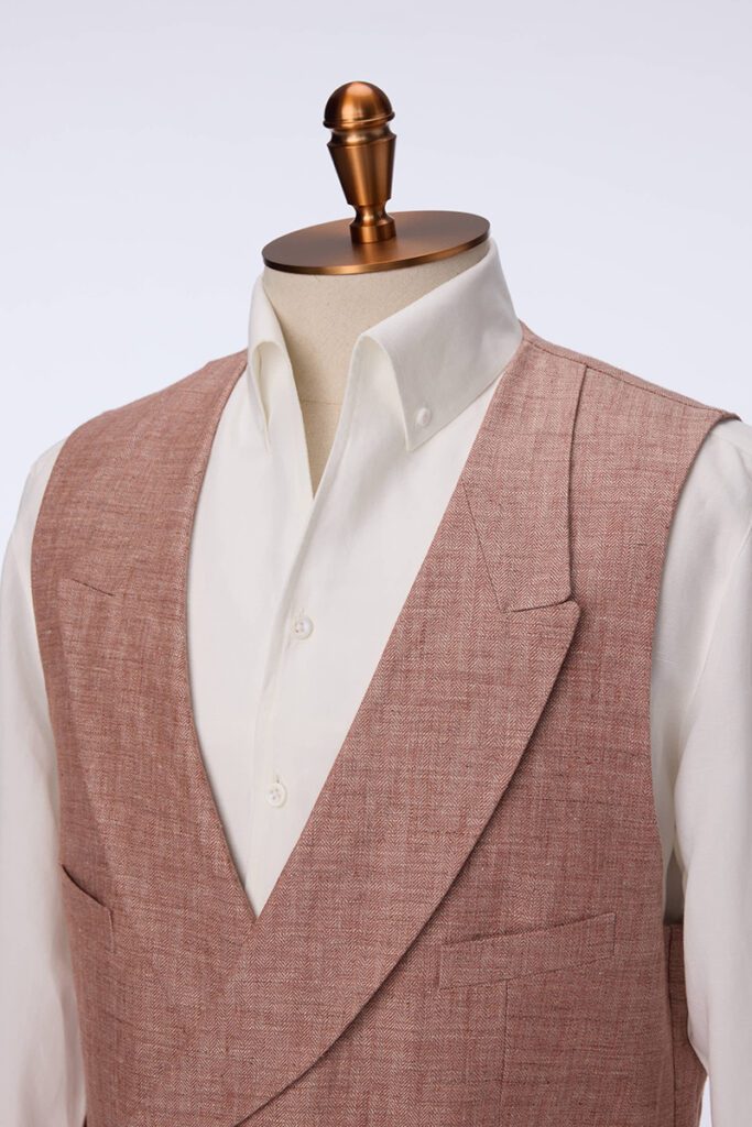 Linen Double-Breasted Waistcoat