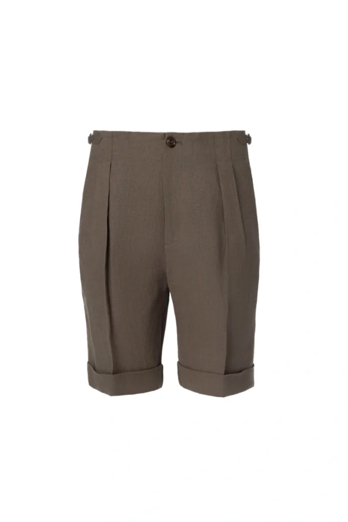 Linen Turned-Up Shorts