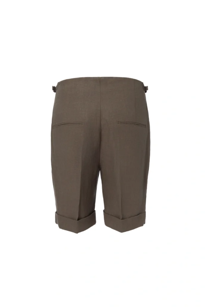 Linen Turned-Up Shorts