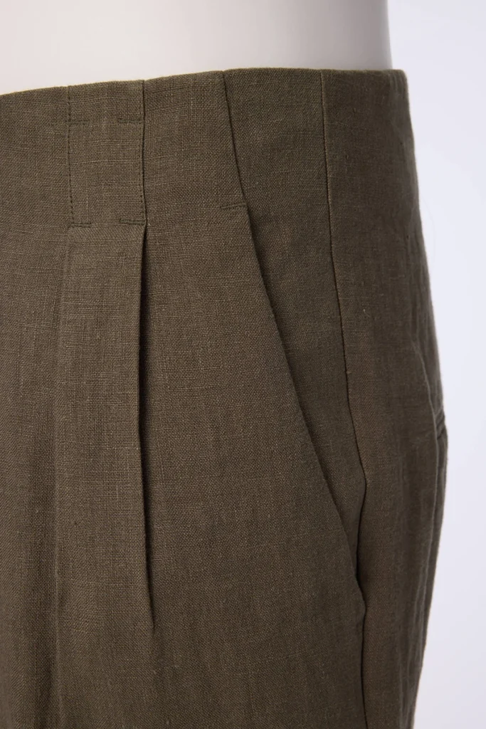 Linen Turned-Up Shorts