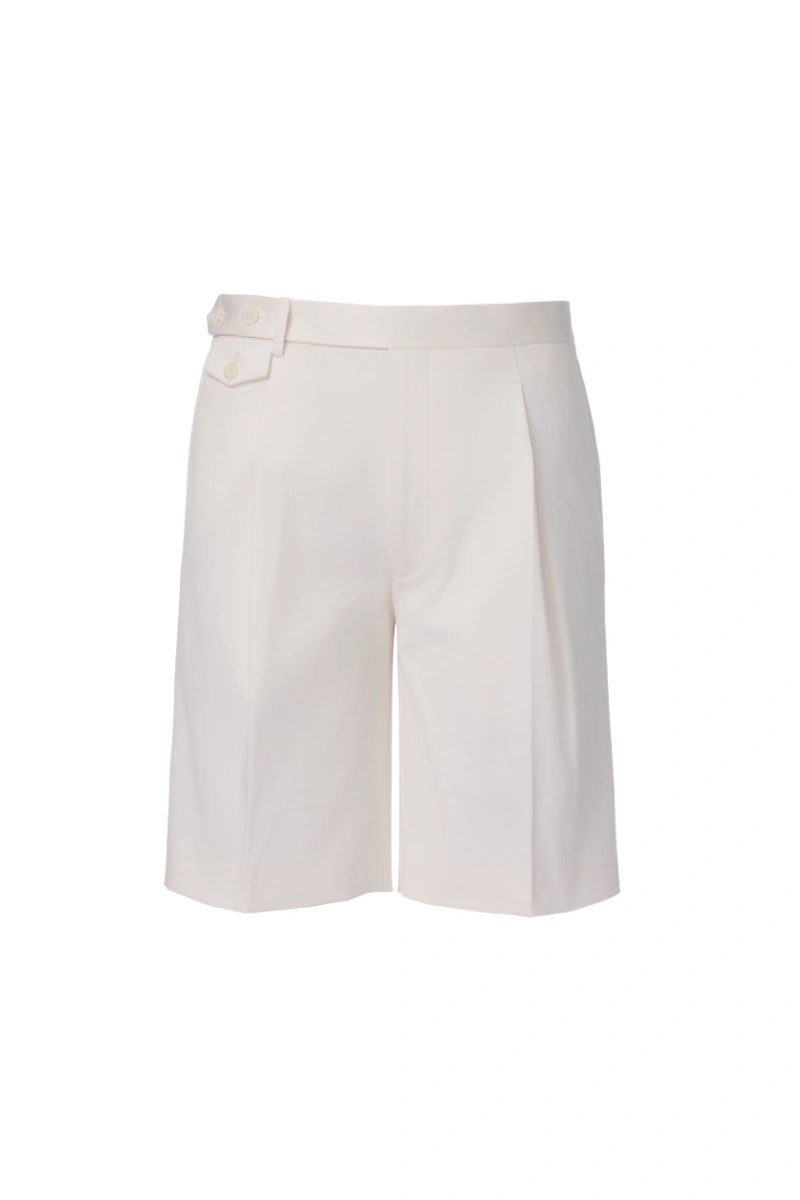 Stretch Cotton Short Chinos