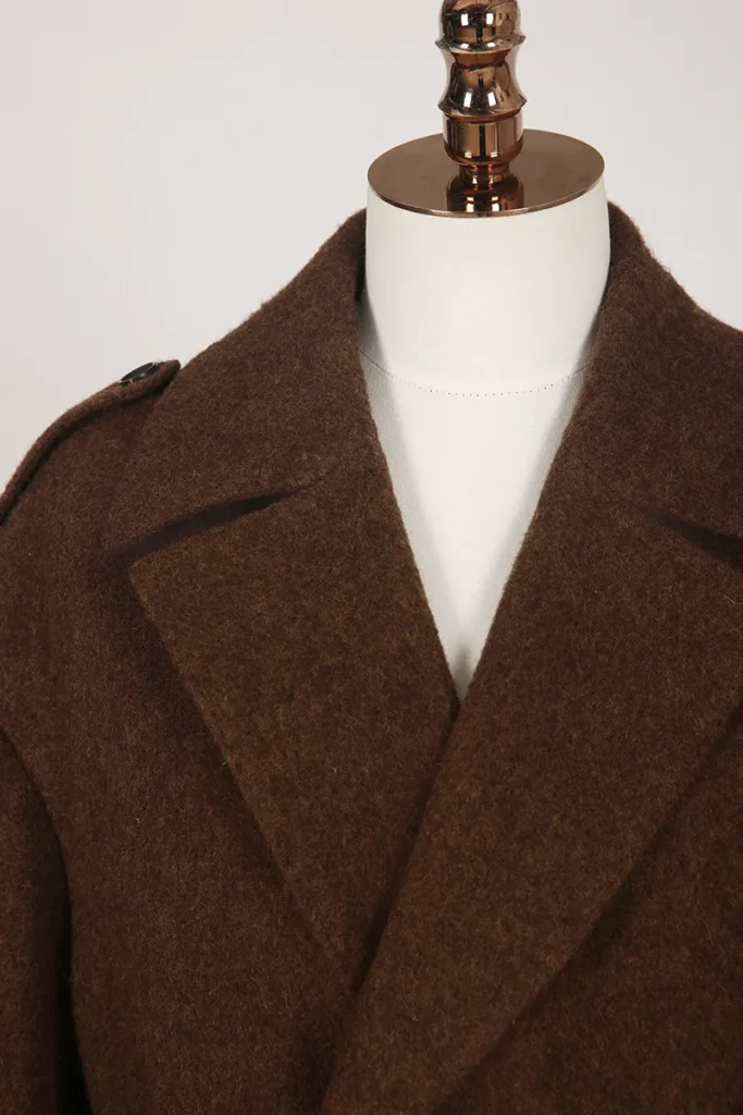 Wool Double-Breasted Overcoat