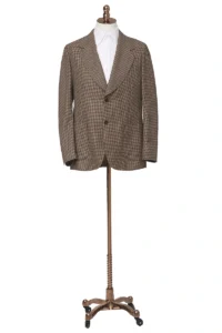 Houndstooth Wool Casual Jacket