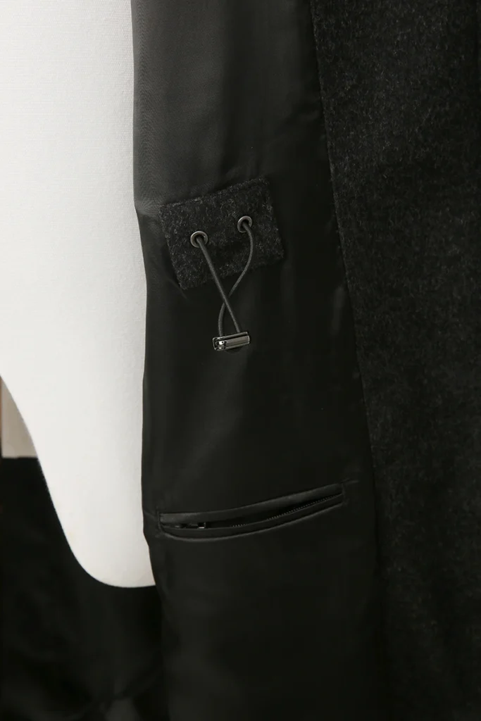 Wool-Cashmere Hooded Coat