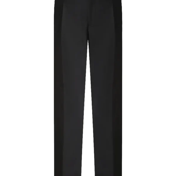 Black Wool Trousers