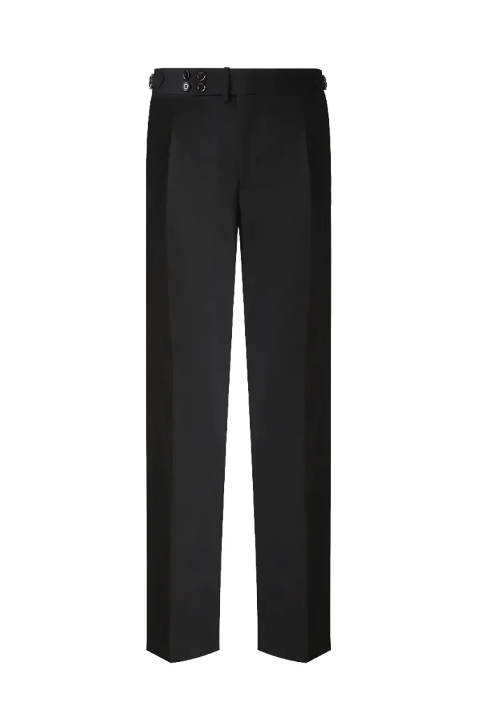 Black Wool Trousers