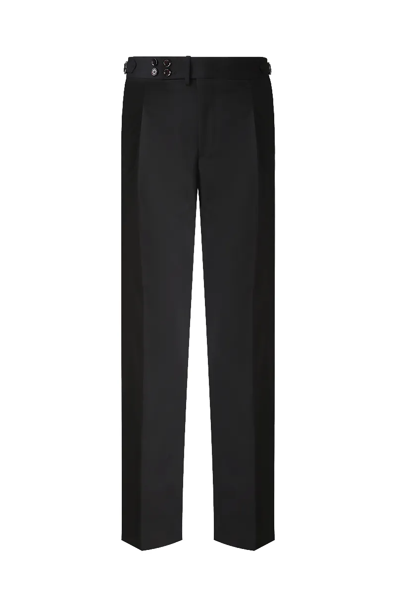 Black Wool Trousers