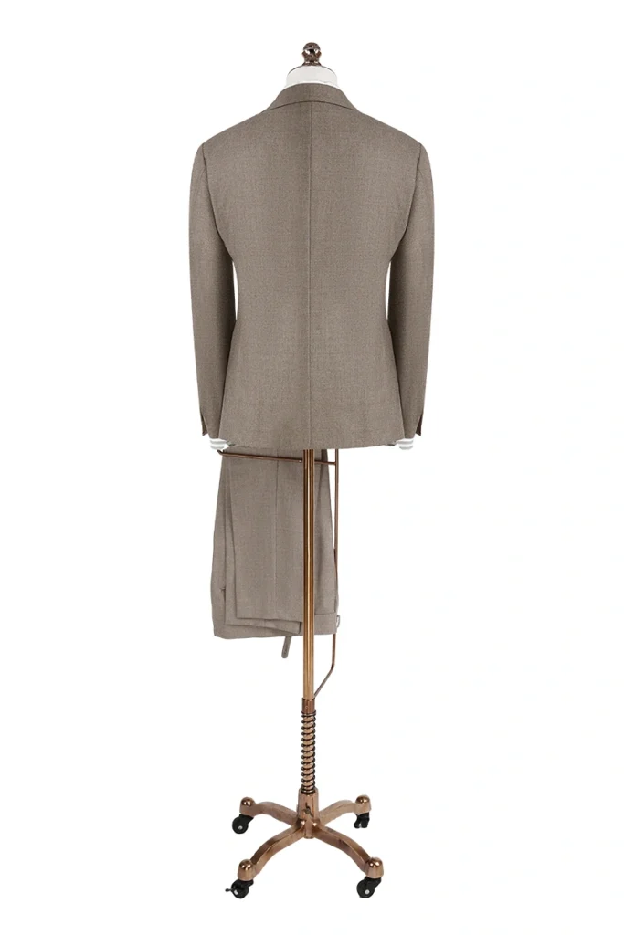 Light Brown Single Breasted Suit