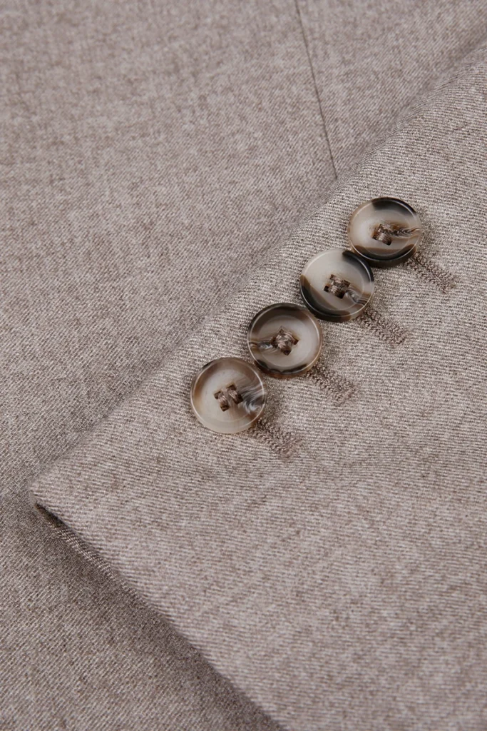 Light Brown Single Breasted Suit