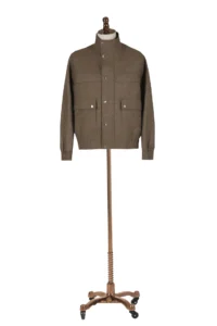 Brown Wool Bomber