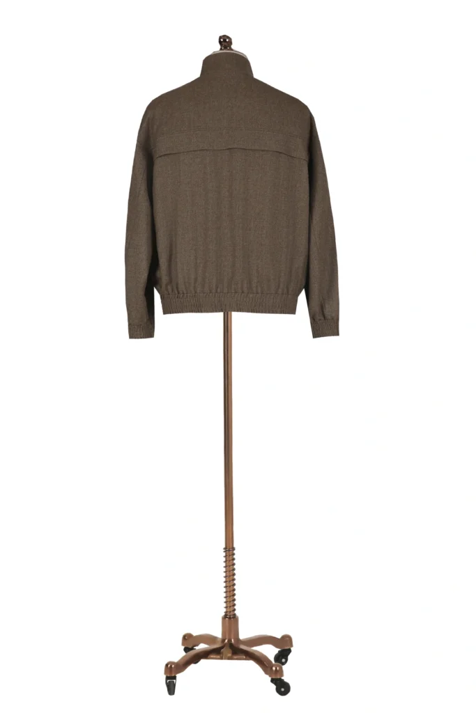 Brown Wool Bomber