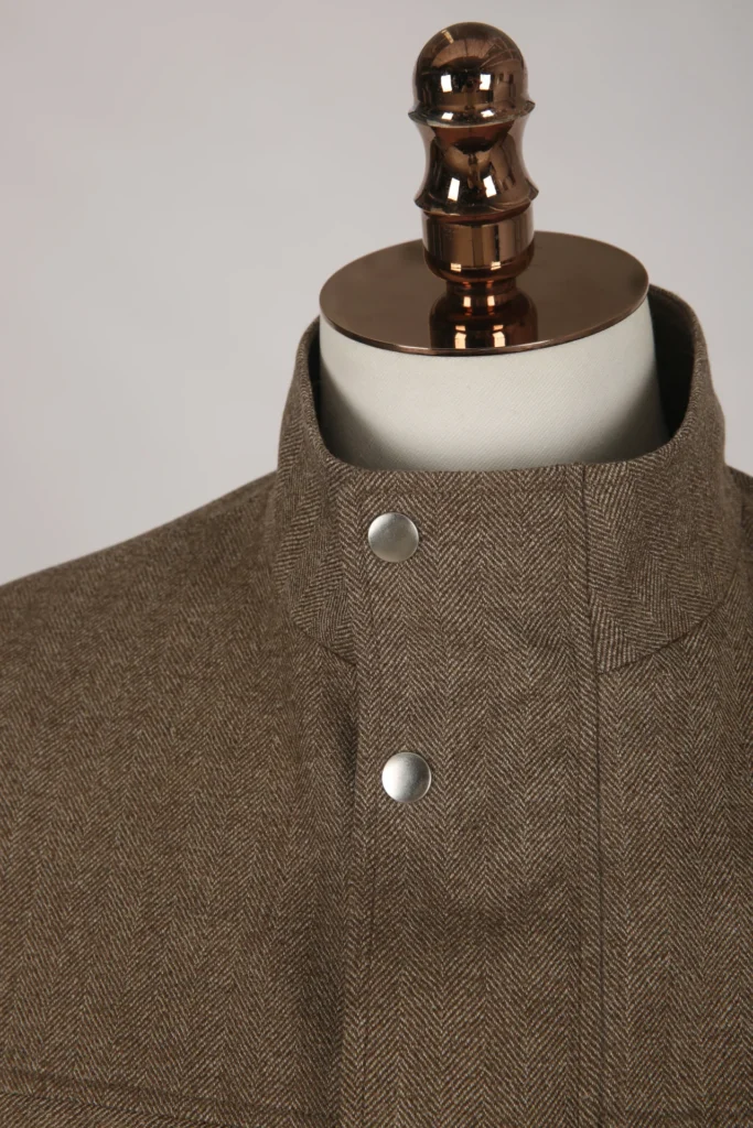 Brown Wool Bomber