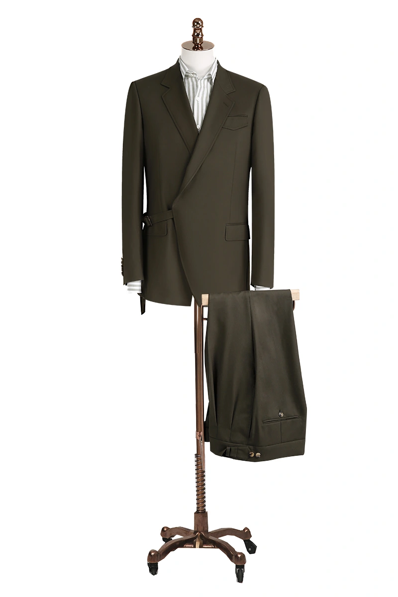 Asymmetrical Double Breasted Suit