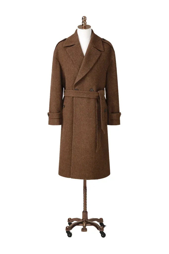 Wool Double-Breasted Overcoat
