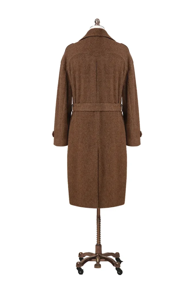 Wool Double-Breasted Overcoat