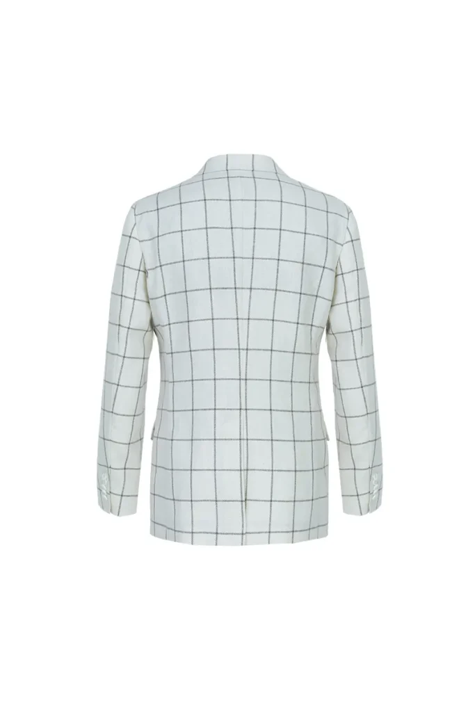 Off-white Windowpane Blazer