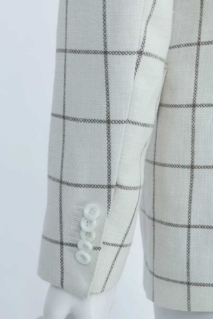 Off-white Windowpane Blazer