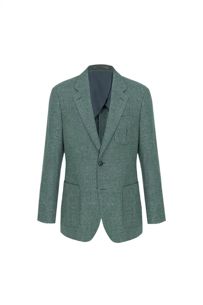 Green Casual Blazer