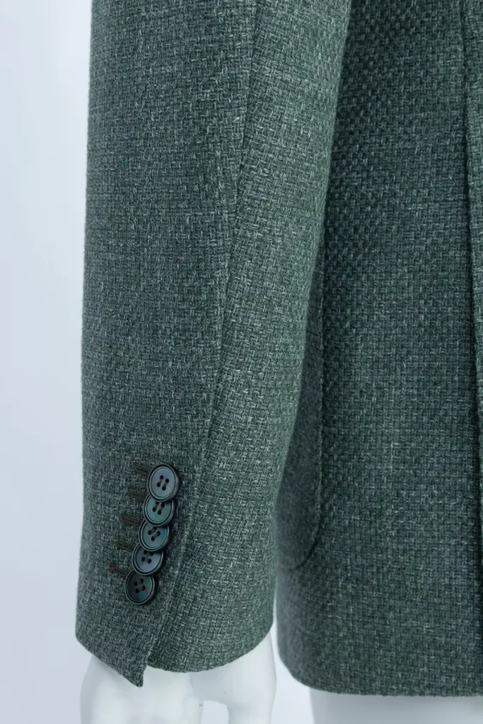 Green Casual Blazer