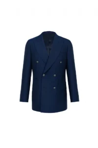 Navy Double-Breasted Blazer