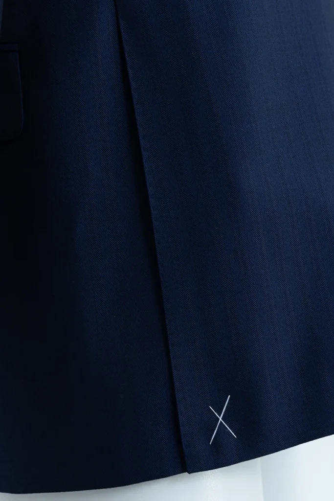 Navy Double-Breasted Blazer