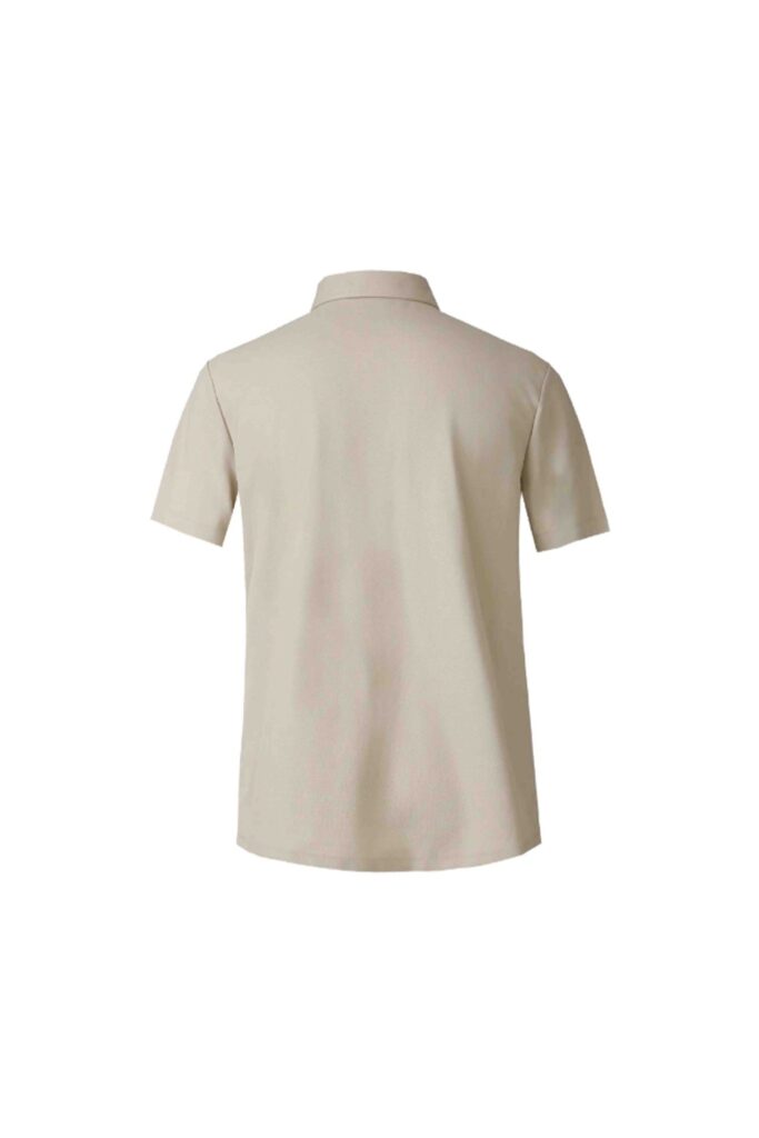 Beige Cotton Polo