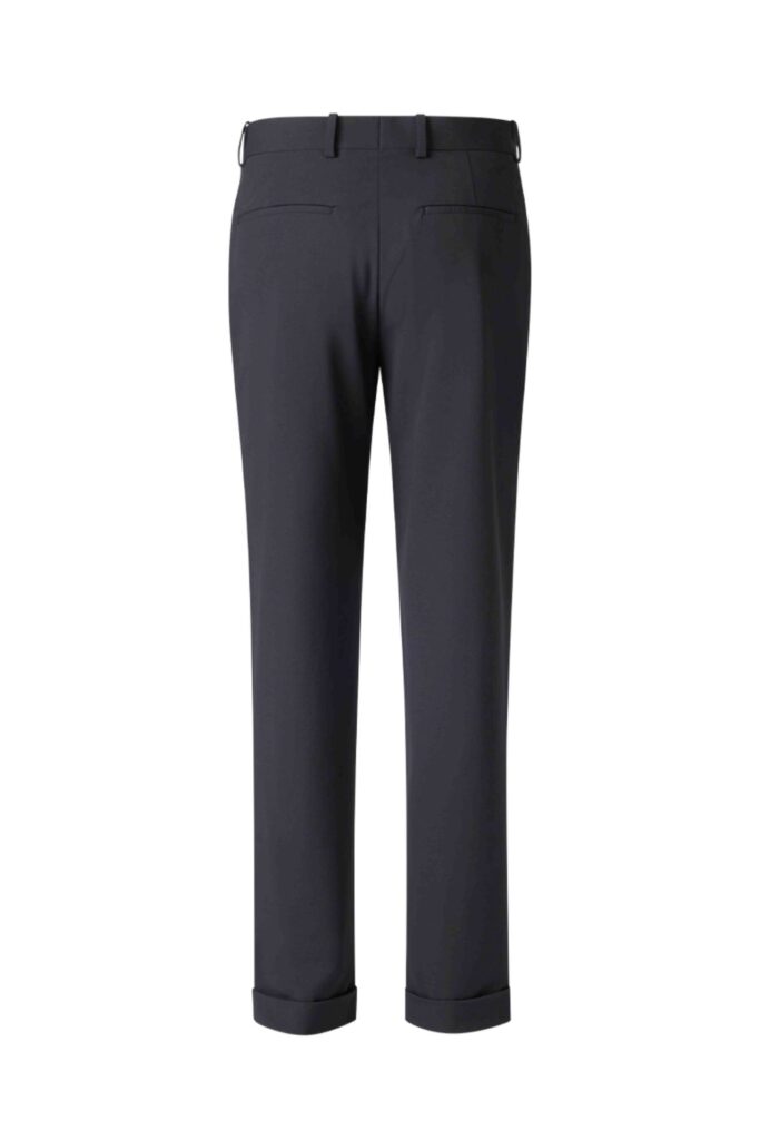 Navy Stretch Cotton Chinos