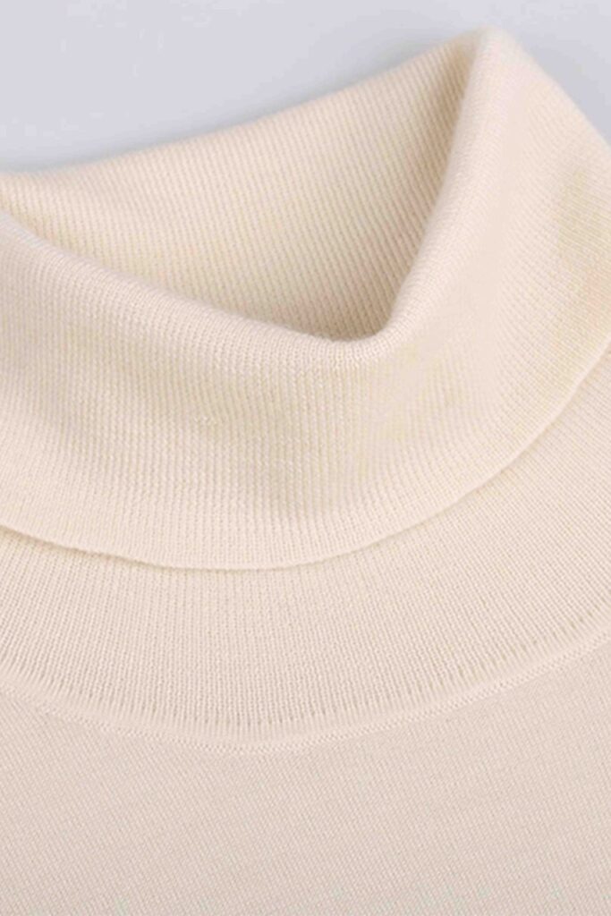 Ivory Cashmere Turtleneck
