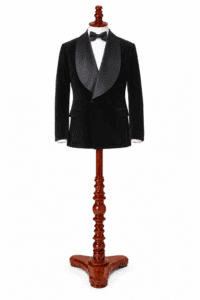 Extra Large Shall Lapel Velvet Jacket