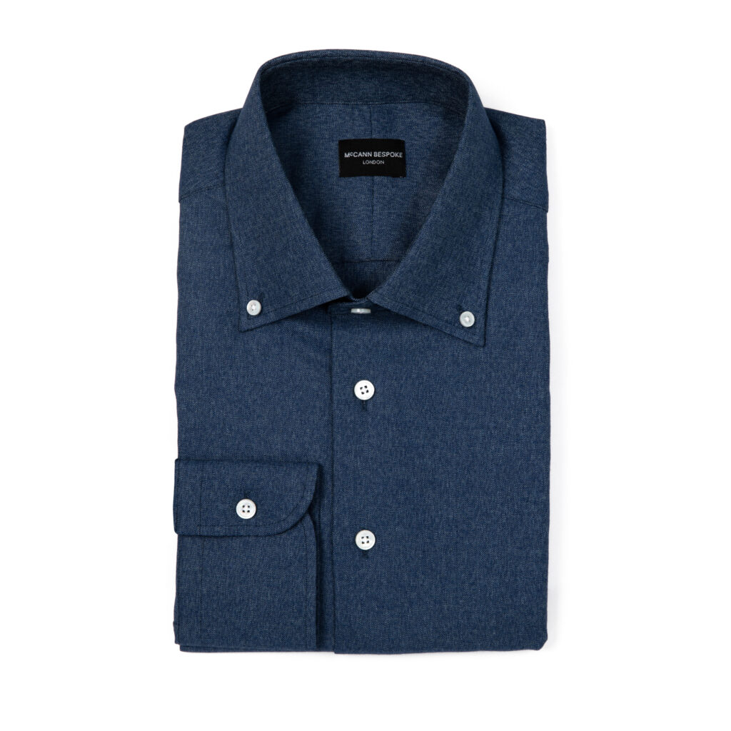 Blue Chambray Casual Shirt