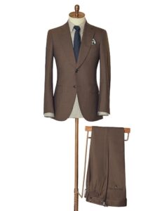 Brown Two Piece Suit