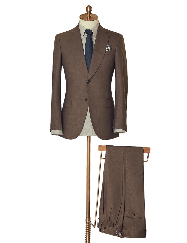 Brown Two Piece Suit
