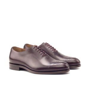 Burgundy Whole Cut Shoe