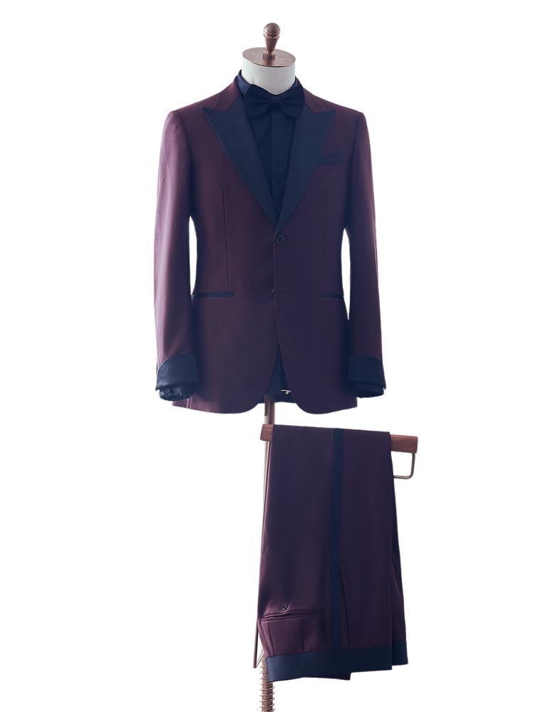 Burgundy Dinner Suit