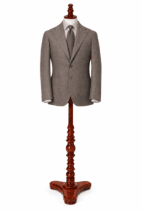 Brown Check Wool Jacket