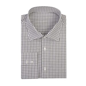 Grey Gingham Check Shirt