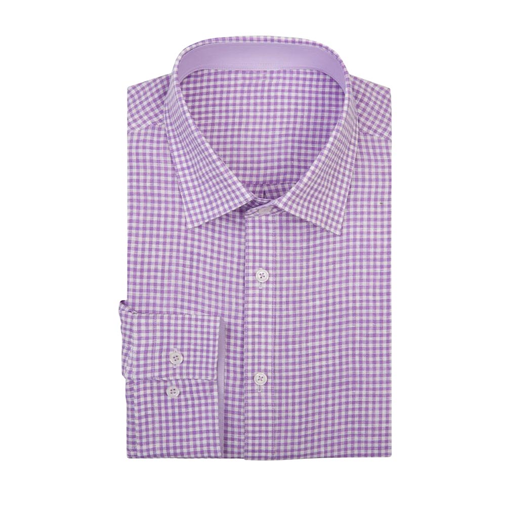 Lilac Gingham Shirt