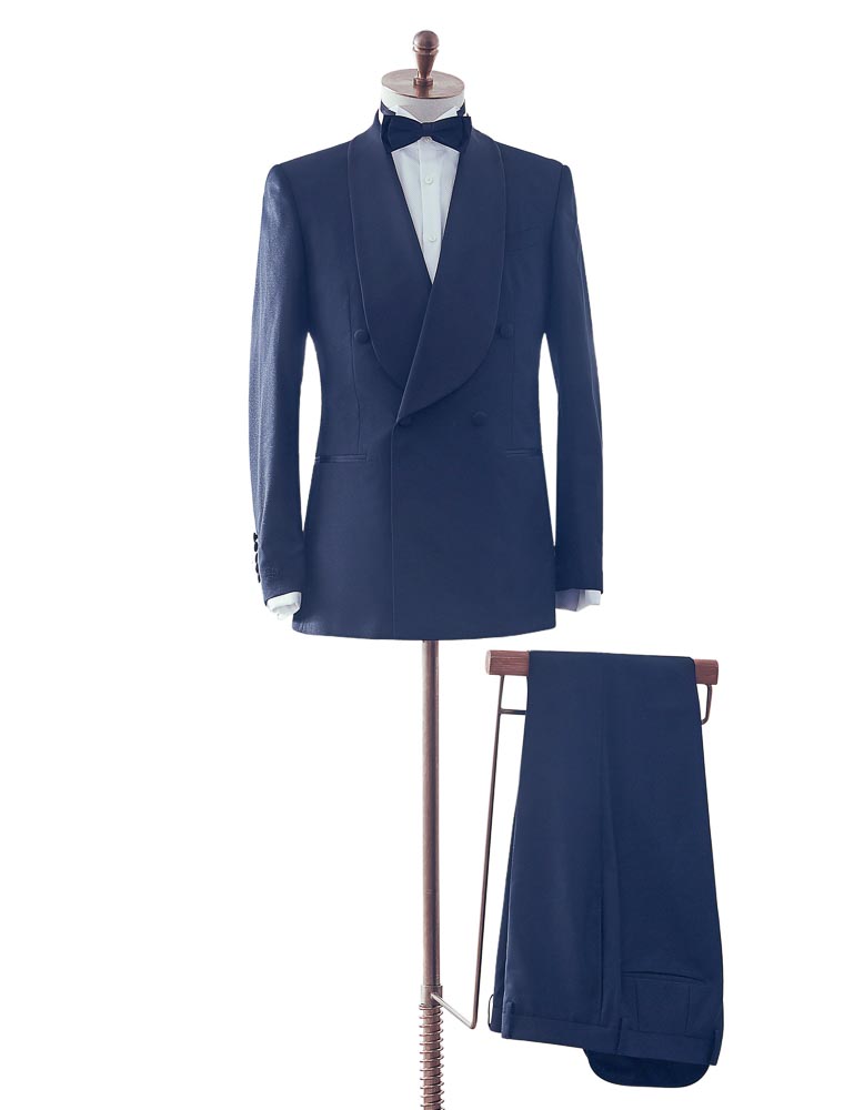 Navy Shawl Lapel Dinner Suit