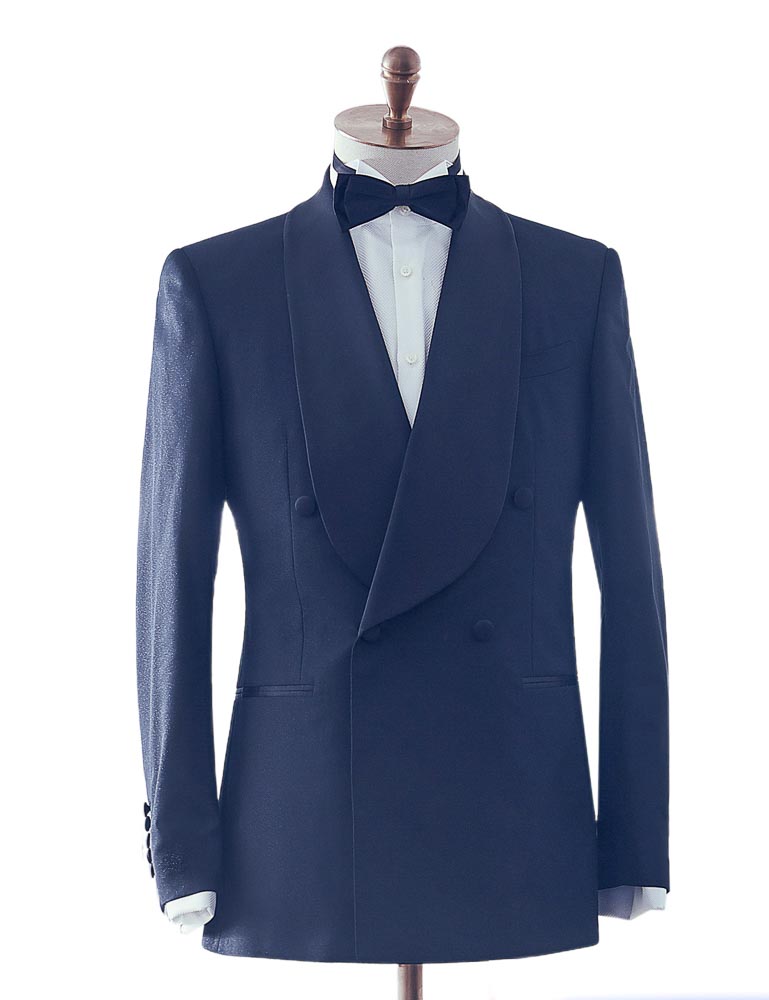 Navy Shawl Lapel Dinner Suit